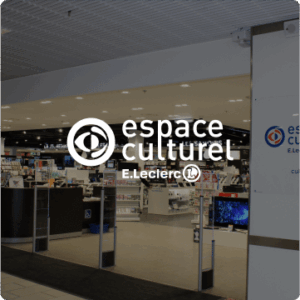 Intérieur de l'espace culturel E.Leclerc.