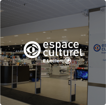 Intérieur de l'espace culturel E.Leclerc.