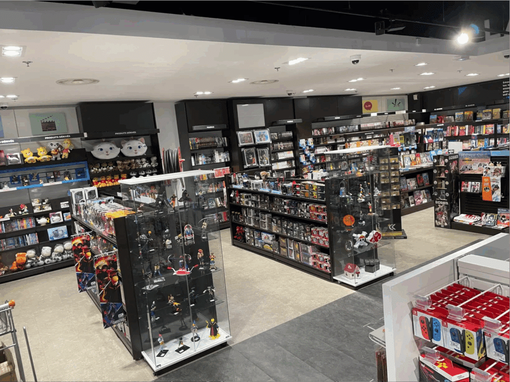 Magasin de figurines et produits dérivés