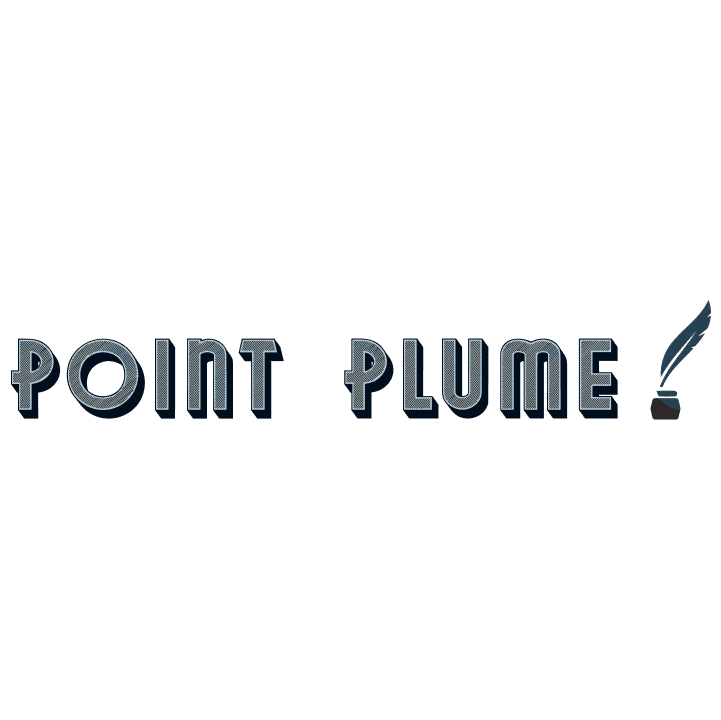Logo de Point Plume avec une plume stylisée